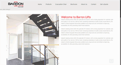 Desktop Screenshot of barronlifts.ie